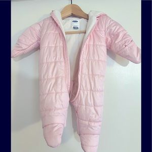 Old Navy baby snowsuit.
